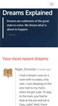 Mobile Screenshot of dreams-explained.com